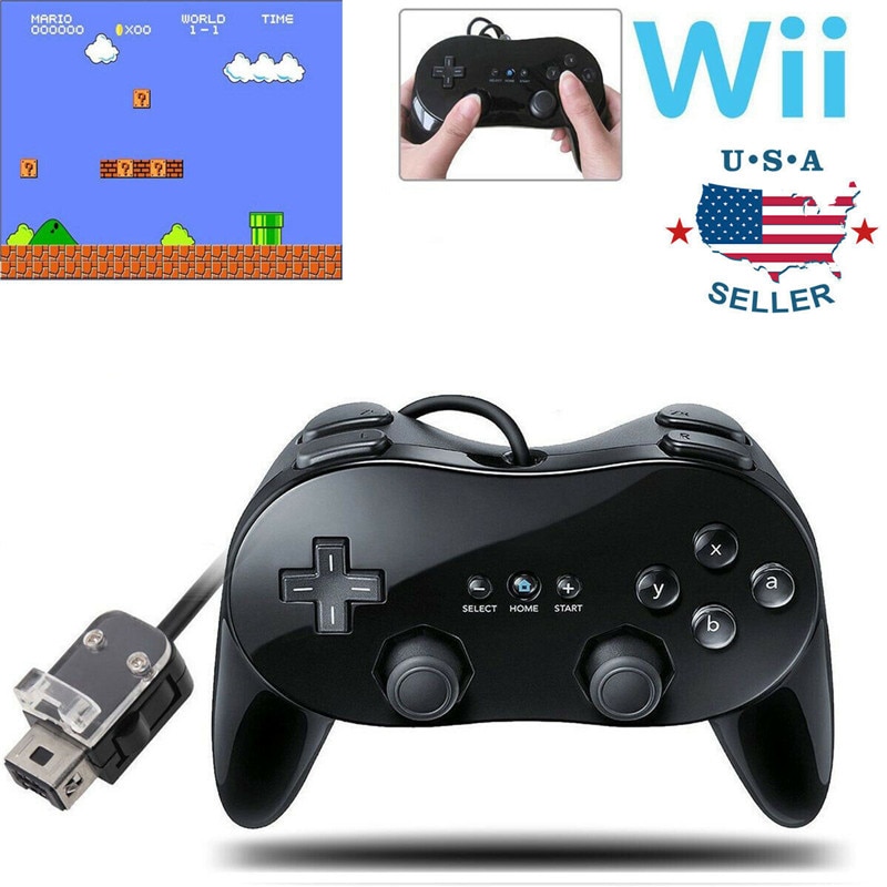 Professional Classic Game Controller Pad Console Joypad For Nintendo Wii Remote For PC Computer Laptop Game Joystick Game Pad